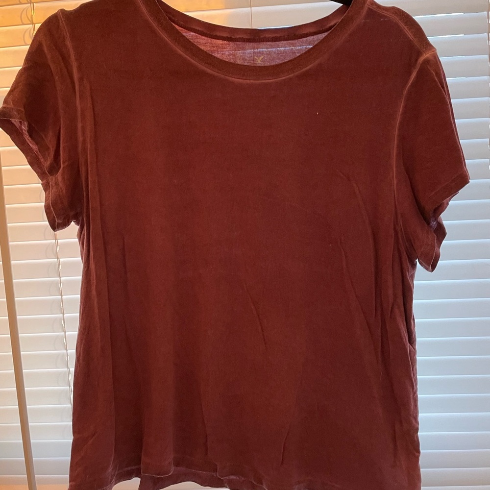 Purple short sleeve tee